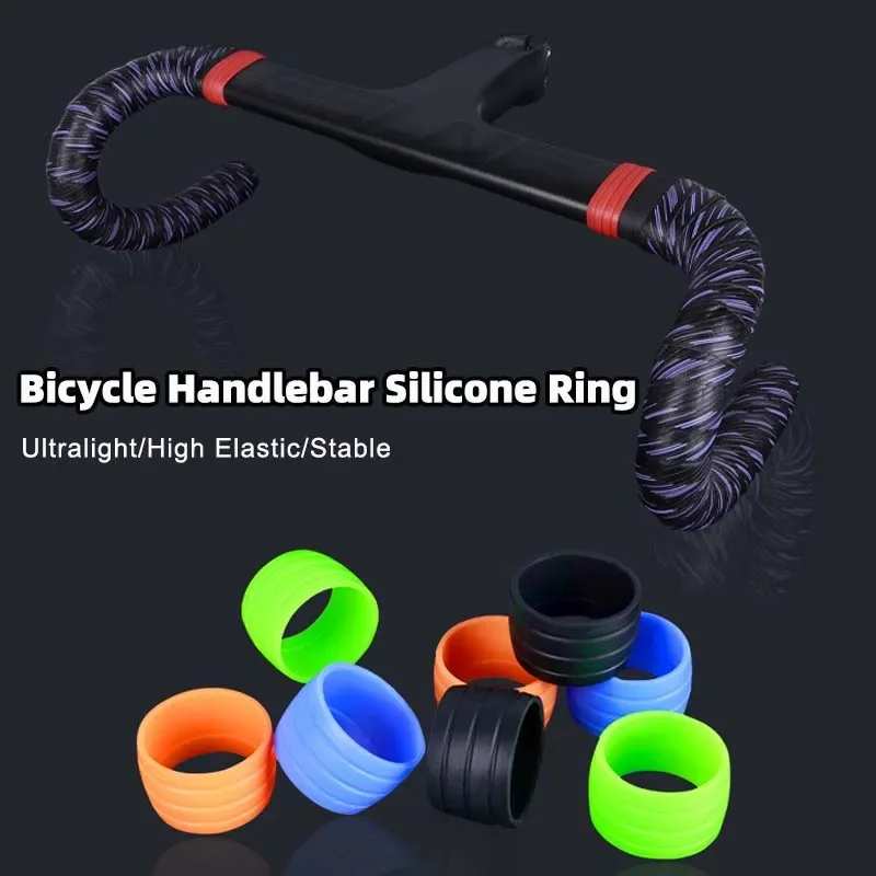 Walosphy 1 Pair High Elastic Road Bicycle Handlebar Strap Tape Fixing Anti-slip Silicone Tape Ring Handlebar Rubber Sleeve Loops
Walosphy 1 Pair High Elastic Road Bicycle Handlebar Strap Tape Fixing Anti-slip Silicone Tape Ring Handlebar Rubber Sleeve Loops