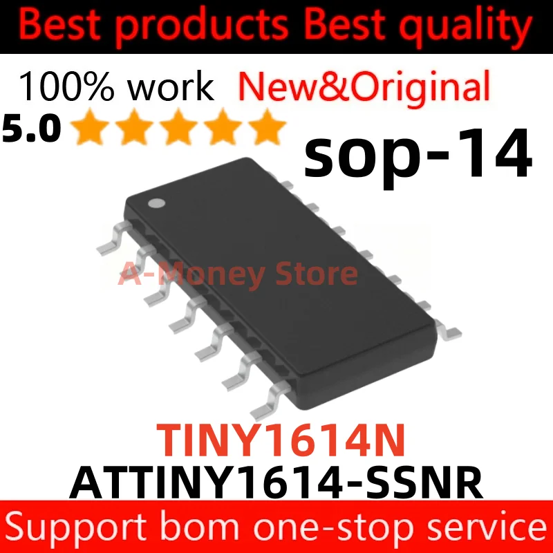 (5-10pcs)ATTINY1614-SSN ATTINY1614-SSNR ATTINY1614 TINY1614N TINY1614 sop-14
(5-10pcs)ATTINY1614-SSN ATTINY1614-SSNR ATTINY1614 TINY1614N TINY1614 sop-14