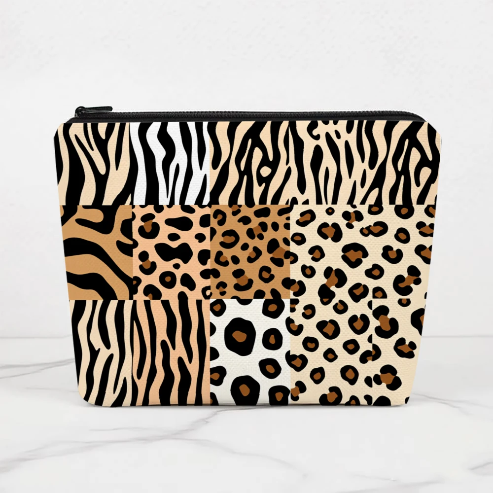 Zebra Leopard Tiger Print Patchwork Makeup Bags for Girls Cosmetic Pouch Toiletry Bag Pencil Case Travel Storage Travel Bag
Zebra Leopard Tiger Print Patchwork Makeup Bags for Girls Cosmetic Pouch Toiletry Bag Pencil Case Travel Storage Travel Bag