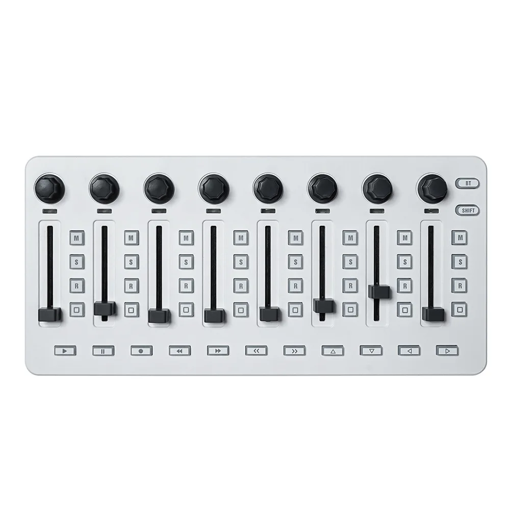 MIDI-контроллер, микшер, 8, энкодеры, программное управление, внешняя торговля, запись трансграничных музыкальных инструментов
MIDI-контроллер, микшер, 8, энкодеры, программное управление, внешняя торговля, запись трансграничных музыкальных инструментов