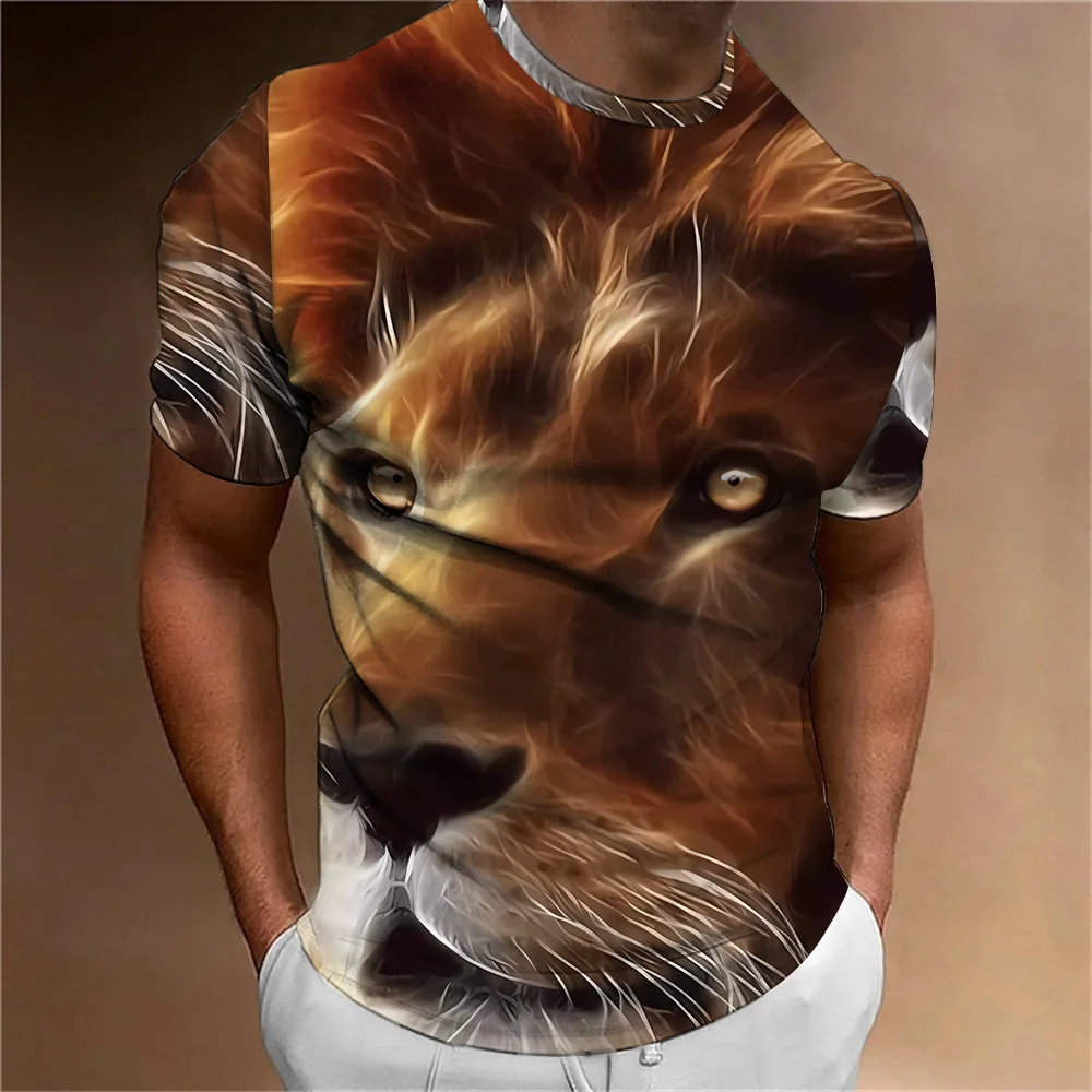 New summer crew neck short sleeve men's T-shirt, 3D graphic T-shirt, movie, Lion King, fitness, dragon, men's clothing top
New summer crew neck short sleeve men's T-shirt, 3D graphic T-shirt, movie, Lion King, fitness, dragon, men's clothing top