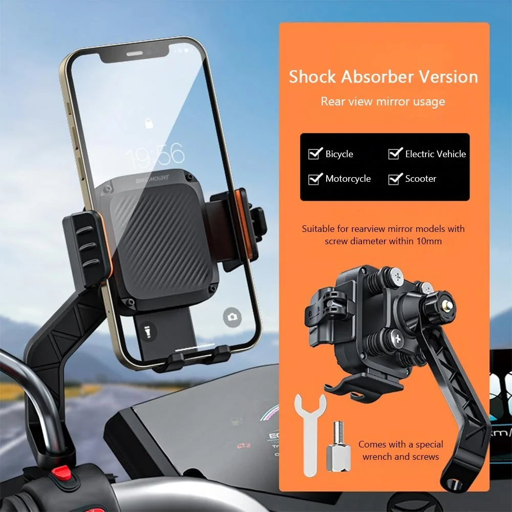 Stable Stand Shockproof Phone Mount Anti-Shake Reinforced Bike Holder Waterproof Universal Nav Bracket Scooter
Stable Stand Shockproof Phone Mount Anti-Shake Reinforced Bike Holder Waterproof Universal Nav Bracket Scooter