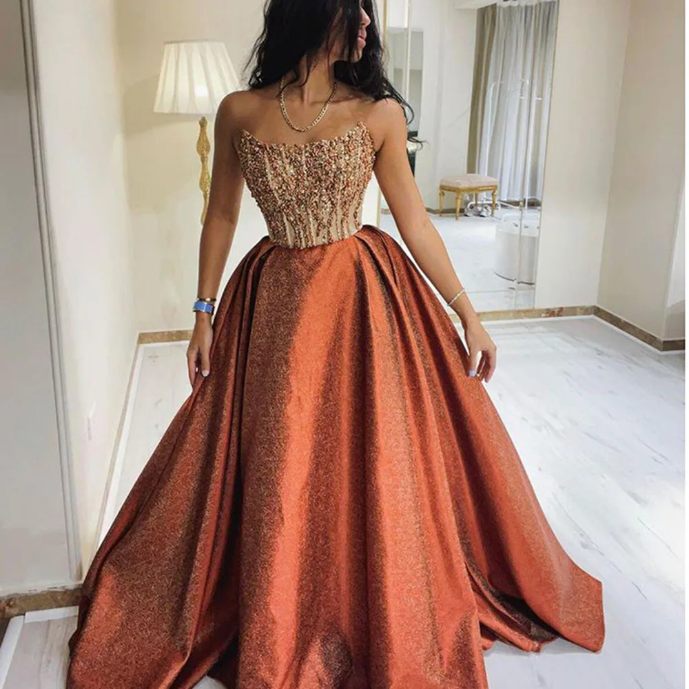 Exquisite Evening Dresses Sexy A Line Gorgeous Banquet Celebrity Special Occasion Crystals Female Gowns Classic 2025 Popular
Exquisite Evening Dresses Sexy A Line Gorgeous Banquet Celebrity Special Occasion Crystals Female Gowns Classic 2025 Popular