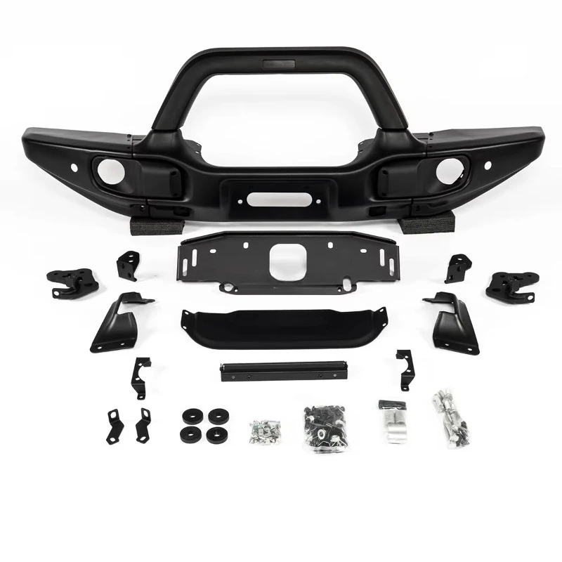 New Long Style Flat Corner Front Bumper for Wrangler JL & Gladiator JT (2018-2025)
New Long Style Flat Corner Front Bumper for Wrangler JL & Gladiator JT (2018-2025)