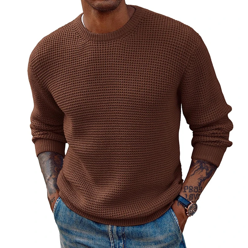 2024 Autumn Men's Casual Sweater Tops Long-sleeved Crew Neck Jumper Men Fashion All-match Solid Color Knitted T-shirt Streetwear
2024 Autumn Men's Casual Sweater Tops Long-sleeved Crew Neck Jumper Men Fashion All-match Solid Color Knitted T-shirt Streetwear