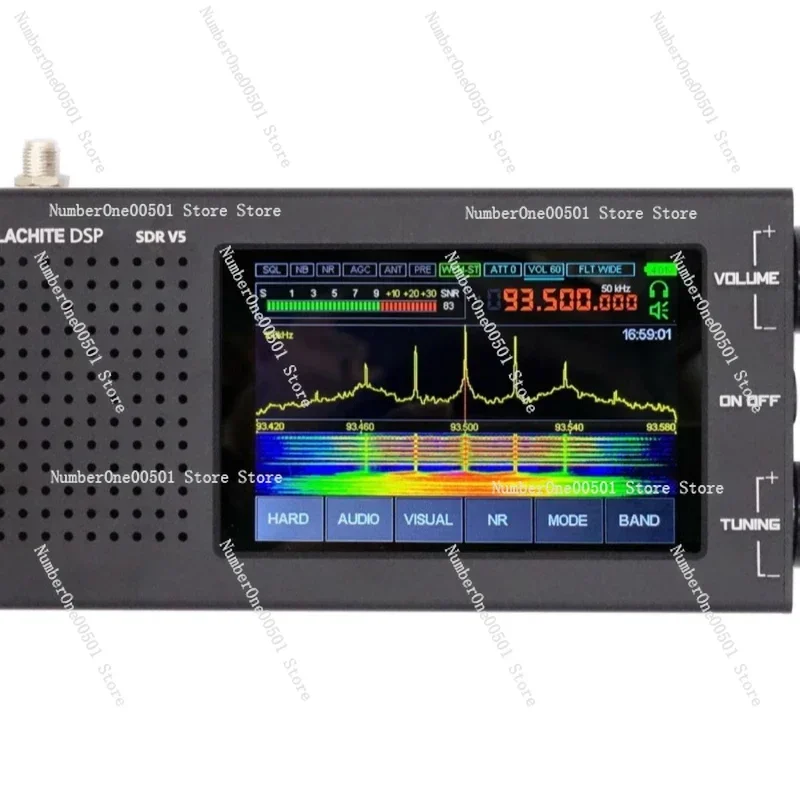 Приемник DSP SDR V5, двойной антенный вход, прошивка 1,10d, широкий диапазон 10 кГц-250 МГц для любительского радио, профессиональный мониторинг
Приемник DSP SDR V5, двойной антенный вход, прошивка 1,10d, широкий диапазон 10 кГц-250 МГц для любительского радио, профессиональный мониторинг