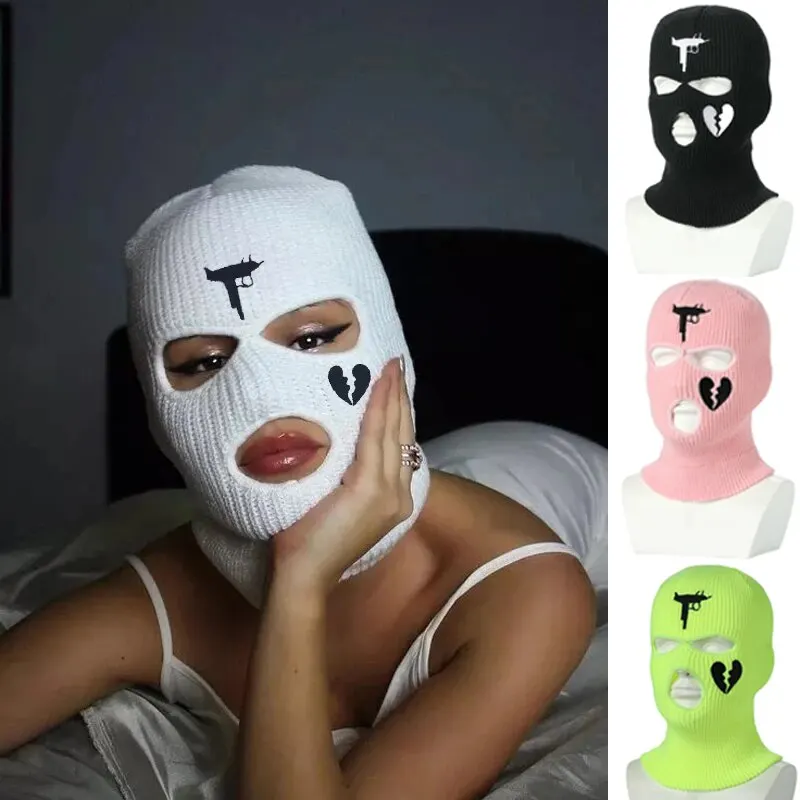 Halloween Ski Mask 3 Hole Knitted Full Face Cover Balaclava Mask Party Cycling Mask Beanies Hat for Outdoor Sports
Halloween Ski Mask 3 Hole Knitted Full Face Cover Balaclava Mask Party Cycling Mask Beanies Hat for Outdoor Sports