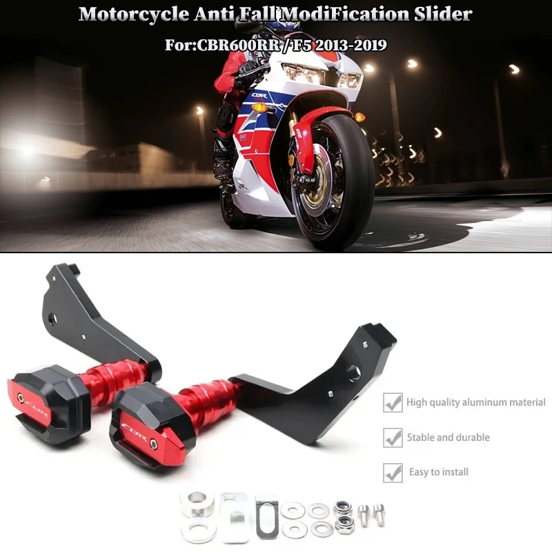 For HONDA CBR 600RR CBR600RR F5 2013-2019 2018 2017 Motorcycle Falling Protection Frame Slider Fairing Guard Crash Protector
For HONDA CBR 600RR CBR600RR F5 2013-2019 2018 2017 Motorcycle Falling Protection Frame Slider Fairing Guard Crash Protector