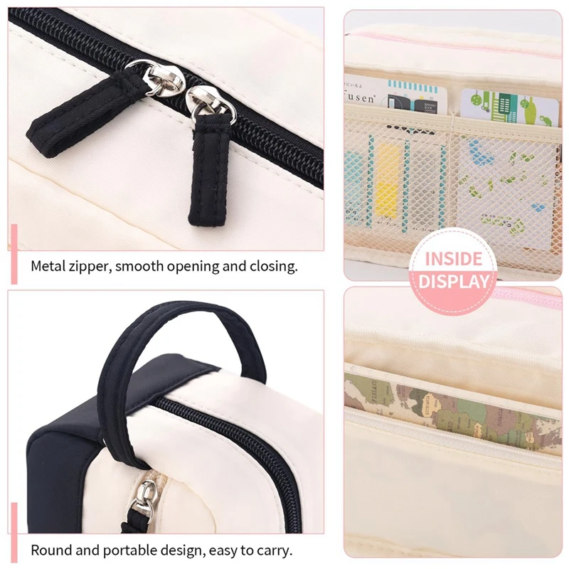 Popular Large-Capacity Pencil Case with Handle Soft Pen Pouch School Supplies Organizer Bag for Teen Girls Adults-Black
Popular Large-Capacity Pencil Case with Handle Soft Pen Pouch School Supplies Organizer Bag for Teen Girls Adults-Black