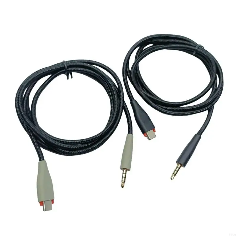 652F Compactly and Lightweight 3.5mm Headphone Cable for MMX150 Headsets Cord Type C Plugs for Travel &Everyday Use
652F Compactly and Lightweight 3.5mm Headphone Cable for MMX150 Headsets Cord Type C Plugs for Travel &Everyday Use