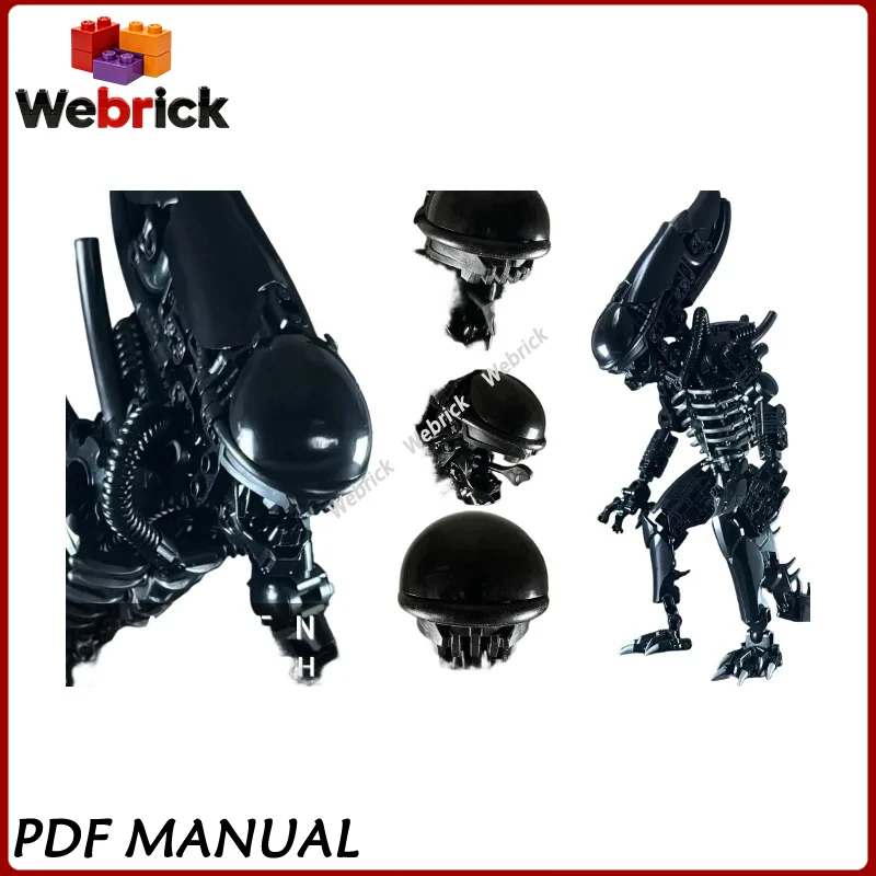 Dark Sci-Fi Beast Creature MOC, Futuristic Mysterious Life Form, Intricate Body Details for Adult Collectors and Gifting
Dark Sci-Fi Beast Creature MOC, Futuristic Mysterious Life Form, Intricate Body Details for Adult Collectors and Gifting