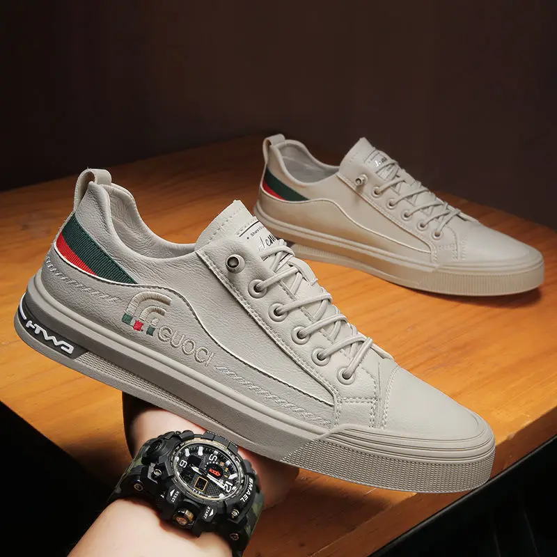 HKDQ Trendy Leather Casual Shoes For Men Non Slip Classic Men's Designer Sneakers Comfortable Waterproof Flat Slip on Shoes Man
HKDQ Trendy Leather Casual Shoes For Men Non Slip Classic Men's Designer Sneakers Comfortable Waterproof Flat Slip on Shoes Man