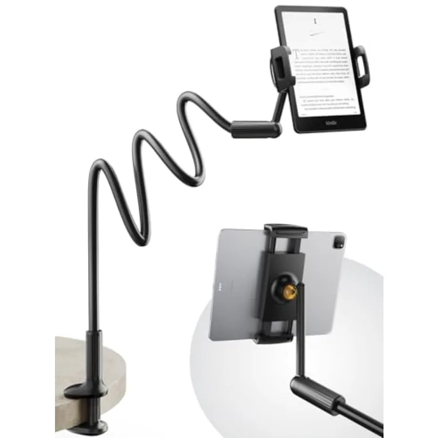 47 Gooseneck Kindle Holder, Tablet Holder for Bed with Upgraded Base, iPad Stand with Flexible Lazy Arm, Compatible with iPad m
47 Gooseneck Kindle Holder, Tablet Holder for Bed with Upgraded Base, iPad Stand with Flexible Lazy Arm, Compatible with iPad m