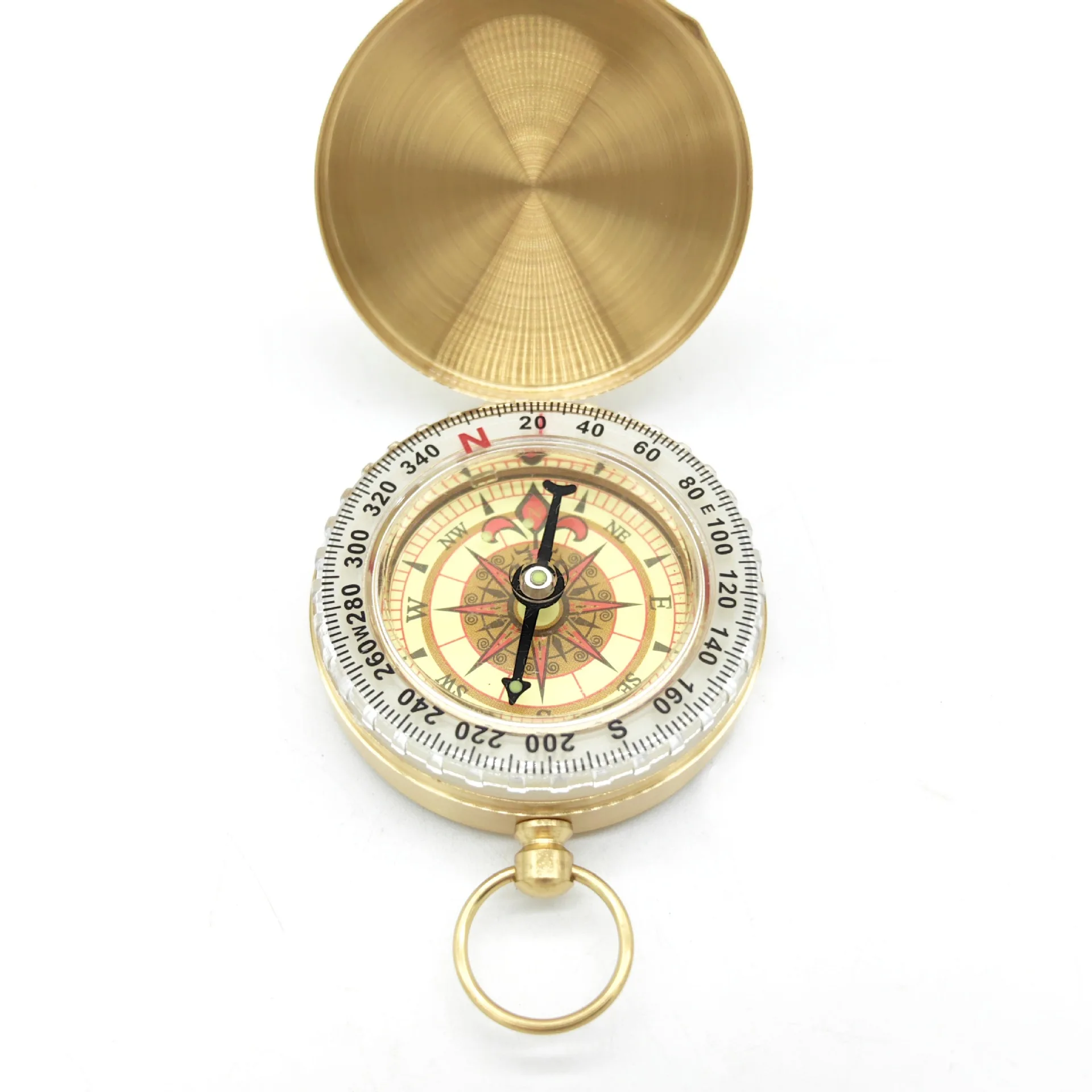 G50 Pure Copper Flip Compass, Retro Luminous Pocket Compass, Outdoor Mountaineering Multifunctional Covered Compass
G50 Pure Copper Flip Compass, Retro Luminous Pocket Compass, Outdoor Mountaineering Multifunctional Covered Compass