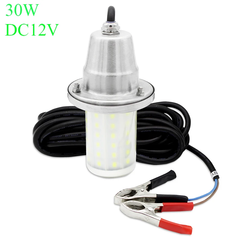 Высококачественный светильник для рыбалки, подводный DC12V 30W IP68, водонепроницаемый, уличный, плот, лодка, морское озеро, ночная рыболовная приманка, привлекает искусственную приманку
Высококачественный светильник для рыбалки, подводный DC12V 30W IP68, водонепроницаемый, уличный, плот, лодка, морское озеро, ночная рыболовная приманка, привлекает искусственную приманку
