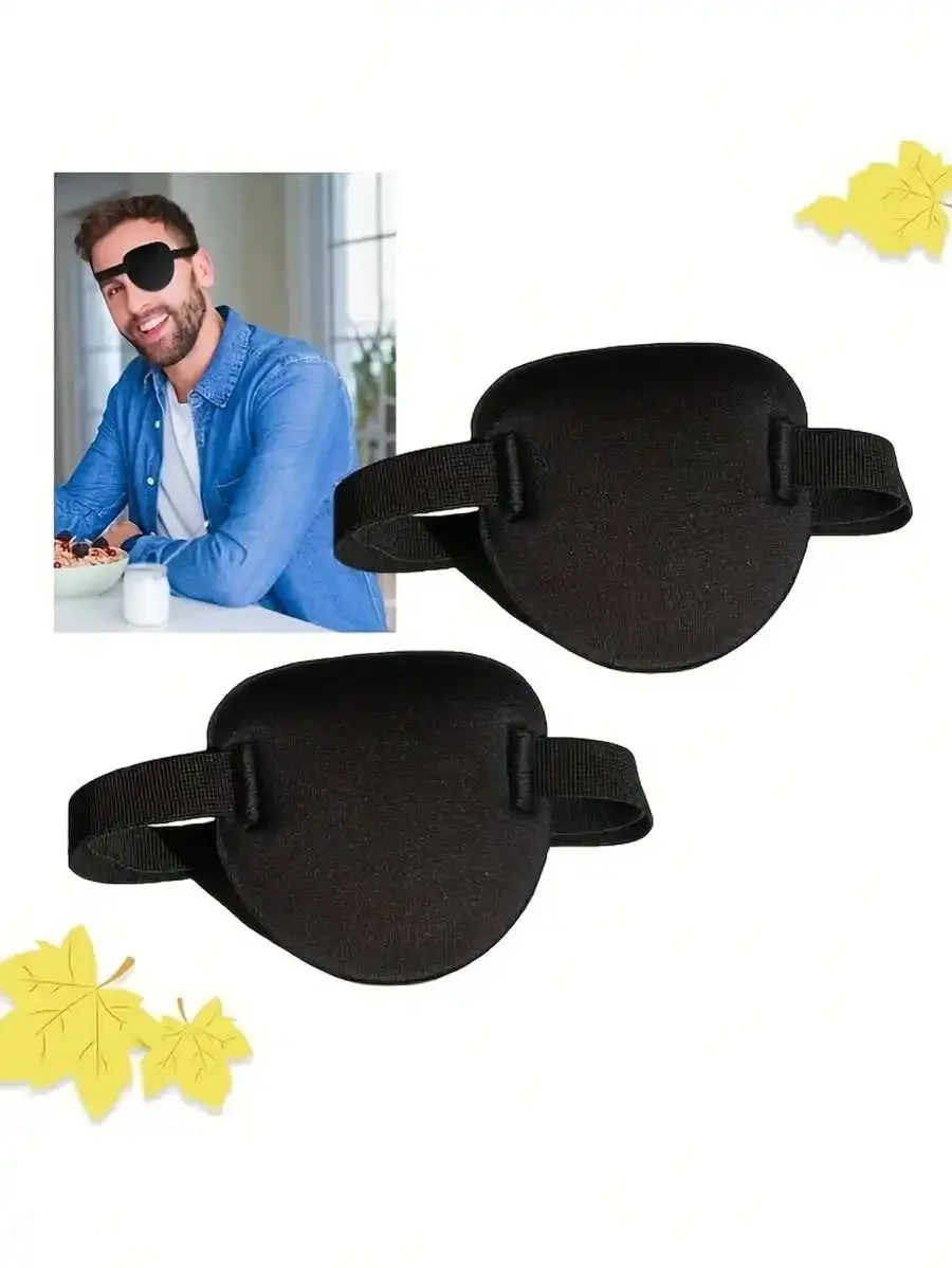 3pcs Adjustable Adult Eye Patch Black For Left Or Right Eye Sleep Travel Office
3pcs Adjustable Adult Eye Patch Black For Left Or Right Eye Sleep Travel Office