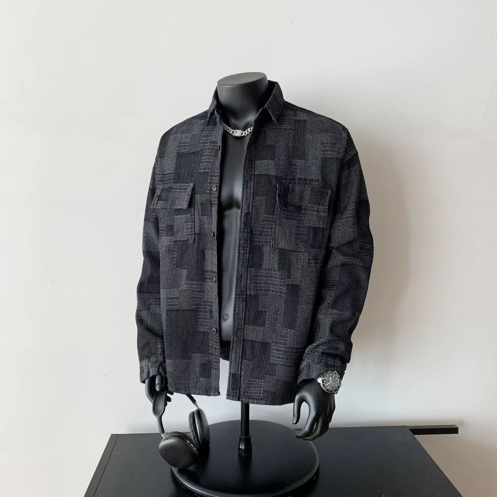 Loose Casual Long Sleeve Denim Shirt Men's Autumn Winter plus Size Trendy Brand Workwear Jacket Youth Popular Polyester Fiber
Loose Casual Long Sleeve Denim Shirt Men's Autumn Winter plus Size Trendy Brand Workwear Jacket Youth Popular Polyester Fiber