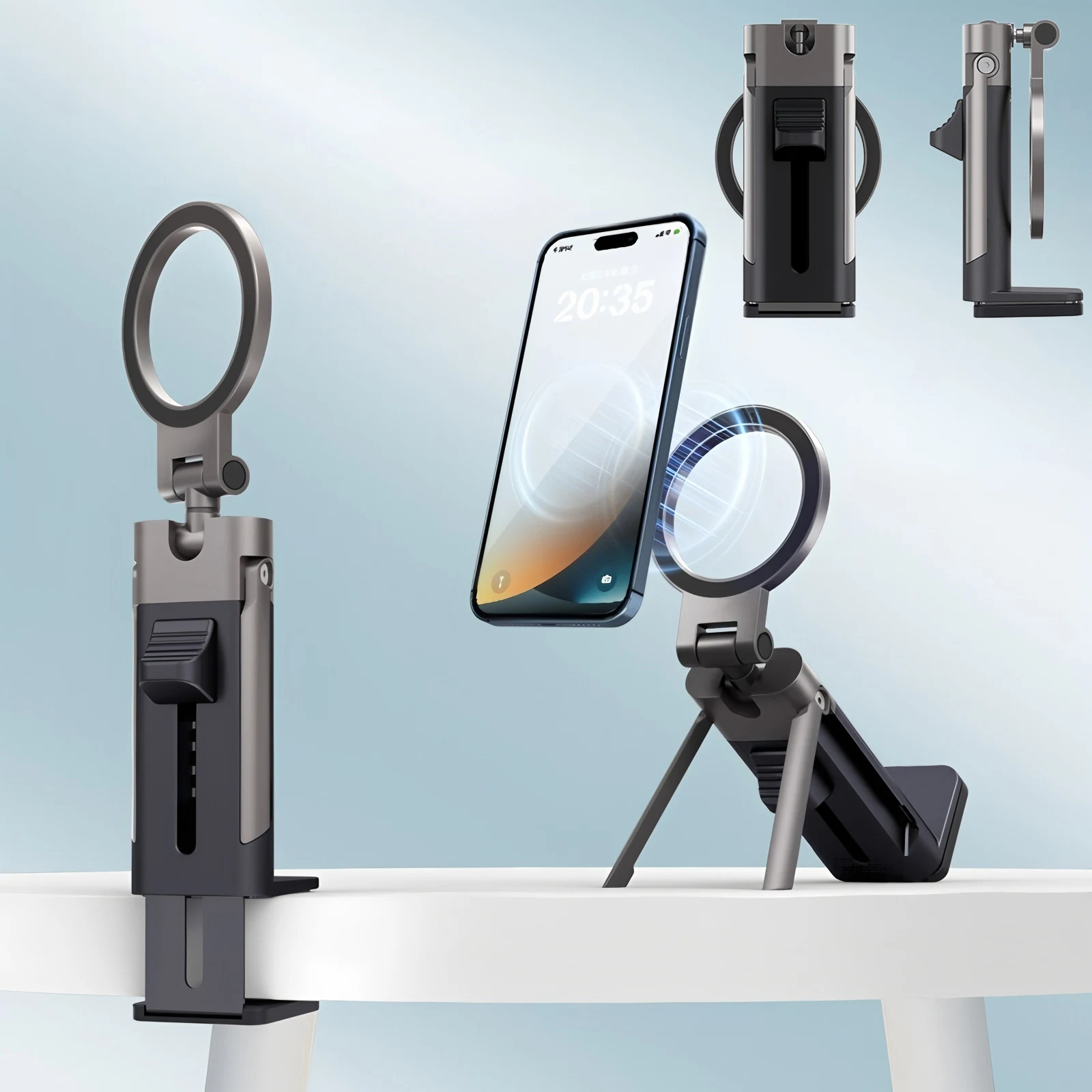 Adjustable Universal Magnetic Phone Holder | Flexible Rotation Airplane Seat Mount Hands-Free Travel Stand
Adjustable Universal Magnetic Phone Holder | Flexible Rotation Airplane Seat Mount Hands-Free Travel Stand