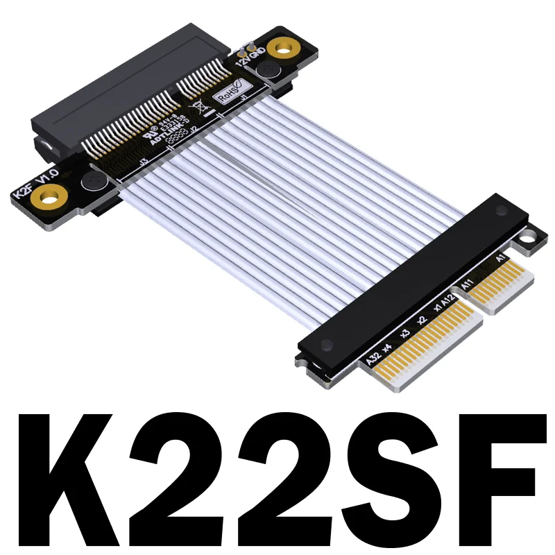 4.0 PCI-E x4 extension cable adapter x4 supports network card hard drive USB card Bandwidth speed: PCIe 4.0 x4 gen4 64G/bps
4.0 PCI-E x4 extension cable adapter x4 supports network card hard drive USB card Bandwidth speed: PCIe 4.0 x4 gen4 64G/bps