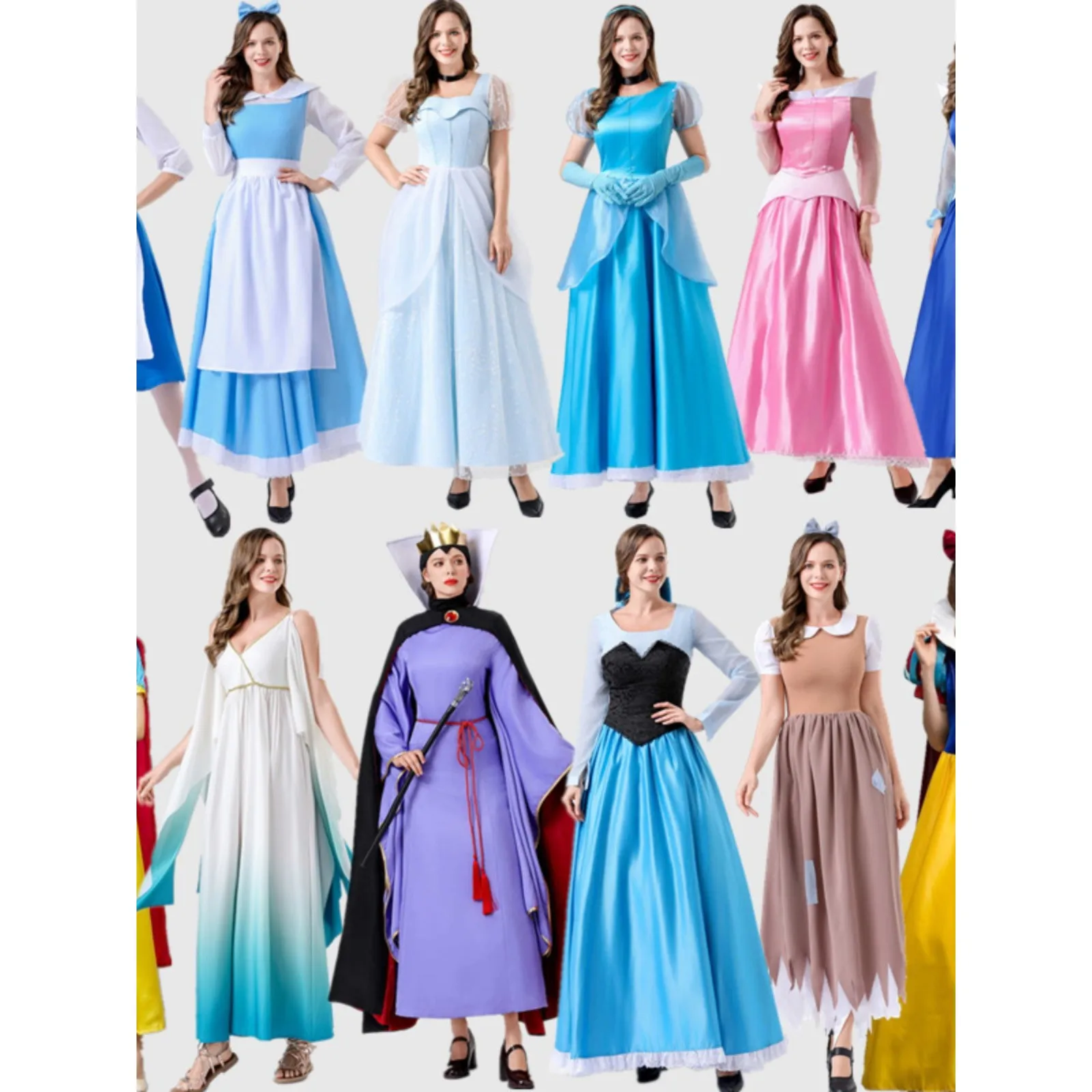 Princess Skirt Stepmother Queen Adult Snow White Cinderella Cosplay Performance Evening Gown Children's Day Celebration
Princess Skirt Stepmother Queen Adult Snow White Cinderella Cosplay Performance Evening Gown Children's Day Celebration