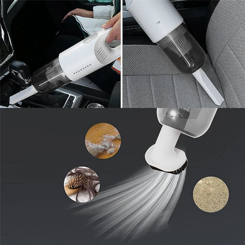 A73X-Automobile Cordless Household High-Power Vacuum Cleaner Handheld Portable Vacuum Cleaner Dog Hair Vacuum Cleaner
A73X-Automobile Cordless Household High-Power Vacuum Cleaner Handheld Portable Vacuum Cleaner Dog Hair Vacuum Cleaner