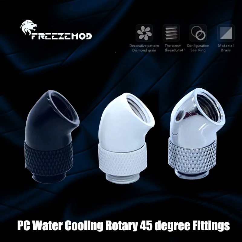 FREEZEMOD HXZWT-J45, G1/4 ПК с водяным охлаждением, поворотные фитинги 45 градусов, переходники для разъемов «папа-мама», разные цвета
FREEZEMOD HXZWT-J45, G1/4 ПК с водяным охлаждением, поворотные фитинги 45 градусов, переходники для разъемов «папа-мама», разные цвета