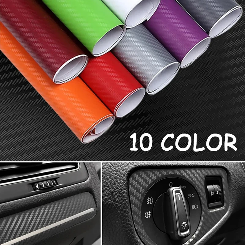 3D Carbon Fiber Vinyl Wrap Film Waterproof Car DIY Styling Stickers Console Computer Laptop Skin Auto Motorcycle Accessories
3D Carbon Fiber Vinyl Wrap Film Waterproof Car DIY Styling Stickers Console Computer Laptop Skin Auto Motorcycle Accessories