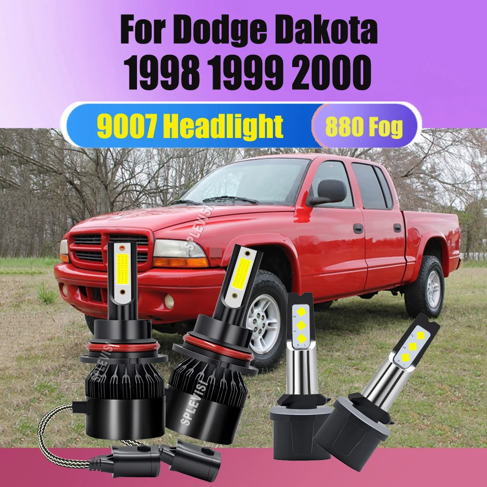 9007 880 LED Headlight Foglamp Auto Lights -Plug and Play Conversion Kit For Dodge Dakota 1998 1999 2000 Durango 1998 1999 2000
9007 880 LED Headlight Foglamp Auto Lights -Plug and Play Conversion Kit For Dodge Dakota 1998 1999 2000 Durango 1998 1999 2000