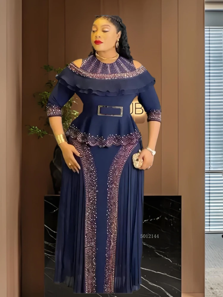 2026 New Plus Size African Party Dresses for Women Elegant Luxury Ruffle Wedding Evening Gown Dashiki Ankara Outfits Robe
2026 New Plus Size African Party Dresses for Women Elegant Luxury Ruffle Wedding Evening Gown Dashiki Ankara Outfits Robe