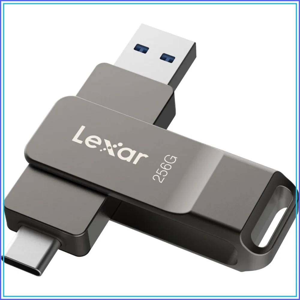 256GB USB 3.2 Gen 1 Type-C Flash Drive, Dual Connector Swivel Design, High-Speed Data Transfer
256GB USB 3.2 Gen 1 Type-C Flash Drive, Dual Connector Swivel Design, High-Speed Data Transfer