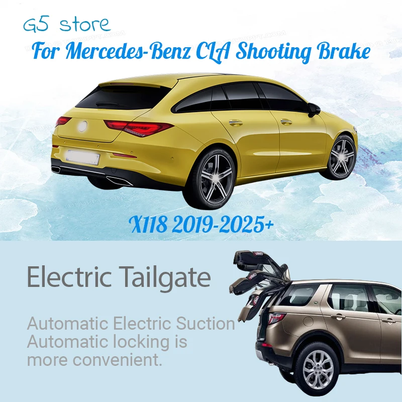 Modification of Anti-pinch Electric Tailgate: Automatic Trunk of Vehicle For Mercedes-Benz CLA Shooting Brake X118 2019-2025+
Modification of Anti-pinch Electric Tailgate: Automatic Trunk of Vehicle For Mercedes-Benz CLA Shooting Brake X118 2019-2025+