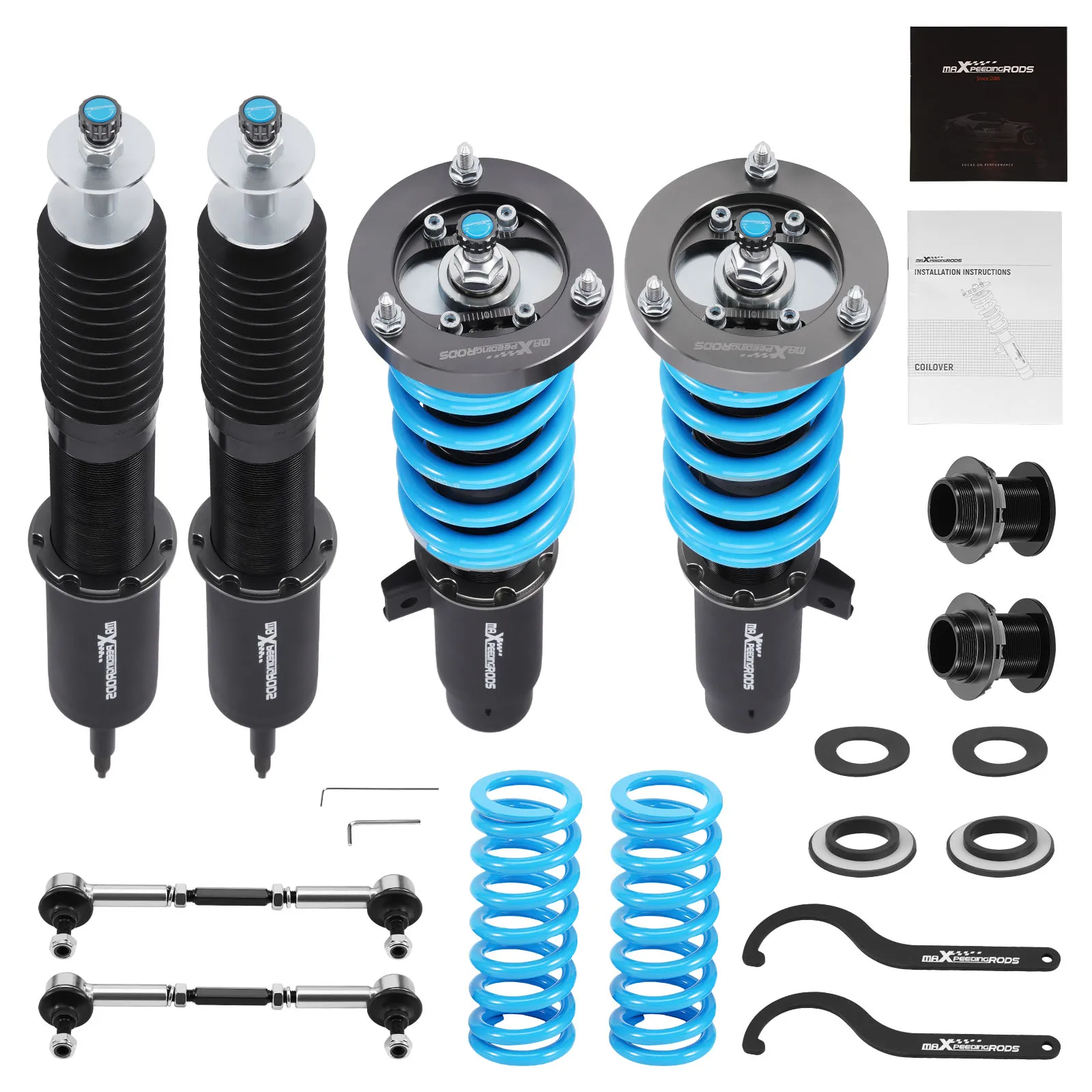 Performance Coilovers Suspension Kit for BMW E92 2005-2013 Coupe
Performance Coilovers Suspension Kit for BMW E92 2005-2013 Coupe