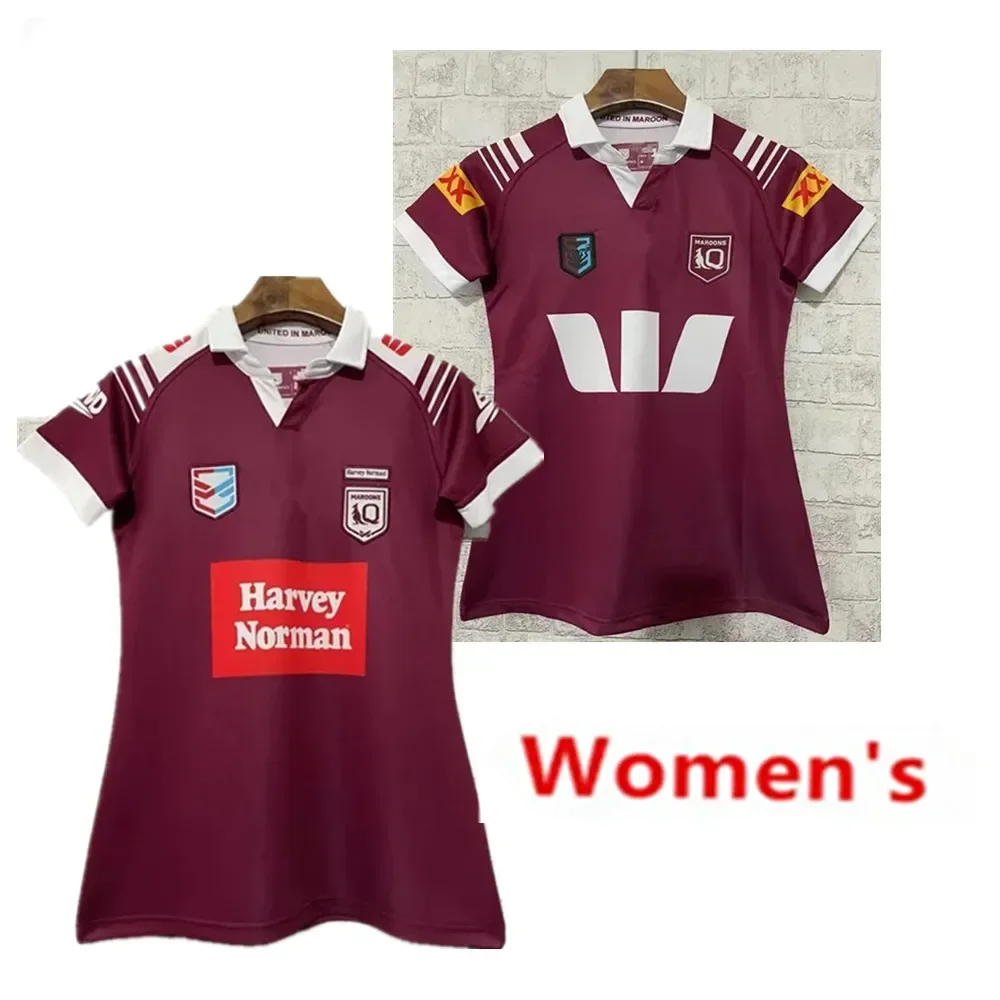 2024 QUEENSLAND MAROONS Womens Home/Away/Rugby Jersey Size:S--XL (Custom name and number )
2024 QUEENSLAND MAROONS Womens Home/Away/Rugby Jersey Size:S--XL (Custom name and number )
