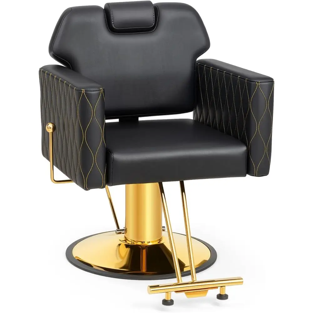 Универсальное кресло для салона с регулируемой откидной спинкой, прочное сиденье для стилиста для волос, шампуня, макияжа и вощения.
Универсальное кресло для салона с регулируемой откидной спинкой, прочное сиденье для стилиста для волос, шампуня, макияжа и вощения.