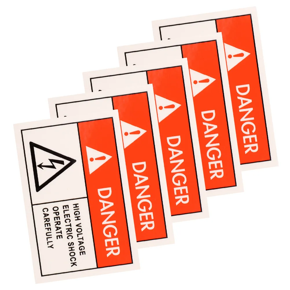 5Pcs Oil-Resistant Water-Proof Electrical Warning Stickers High Visibility English Safety Labels for Industrial Factories
5Pcs Oil-Resistant Water-Proof Electrical Warning Stickers High Visibility English Safety Labels for Industrial Factories