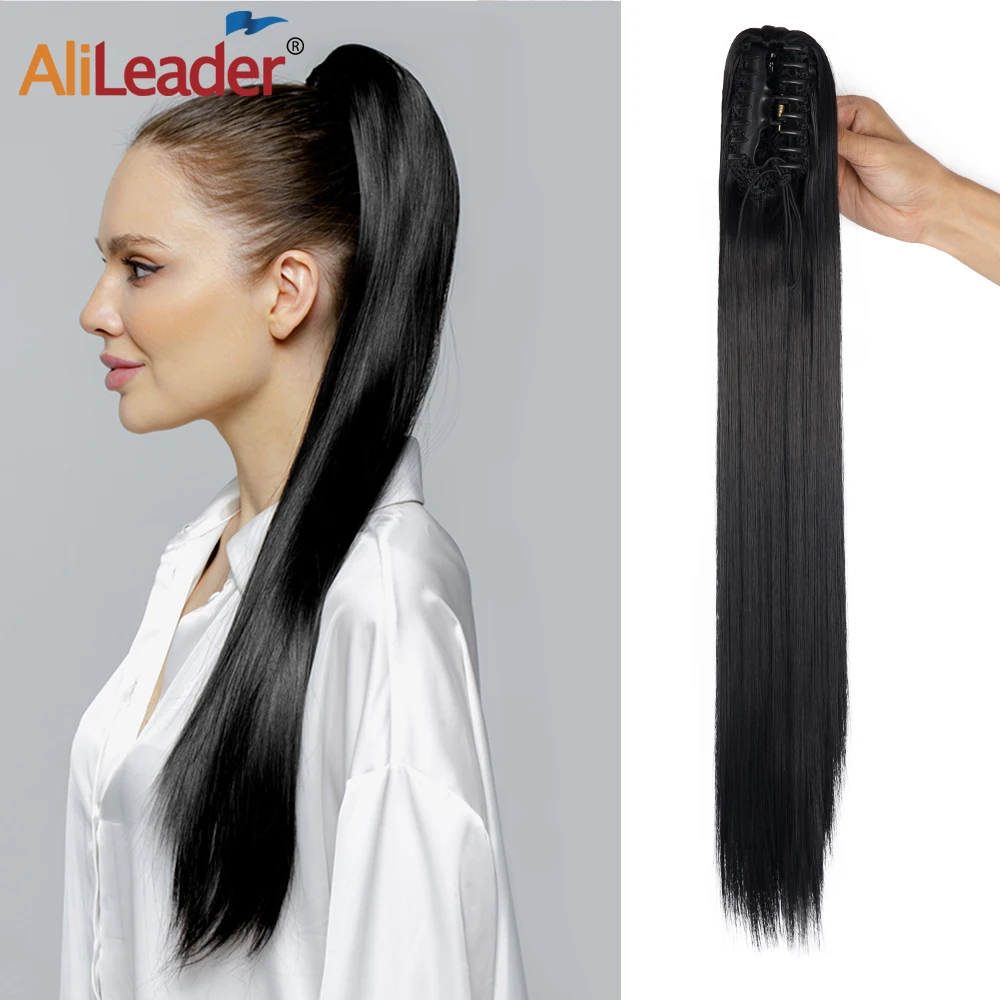 Synthetic 22Inch Ponytail Extensions Straight Wavy Ponytail Claw Clip On Ponytails For Black Women False Hair Ponytail Hairpece
Synthetic 22Inch Ponytail Extensions Straight Wavy Ponytail Claw Clip On Ponytails For Black Women False Hair Ponytail Hairpece