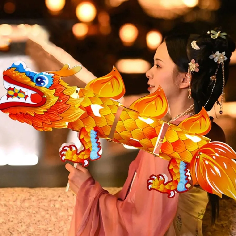 Luminous Mid-Autumn Dragon Dance Lantern DIY Craft Creativity Chinese Style Dragon Lamp Portable Handmade
Luminous Mid-Autumn Dragon Dance Lantern DIY Craft Creativity Chinese Style Dragon Lamp Portable Handmade