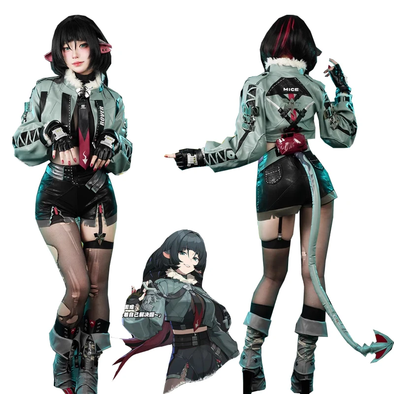 Женский костюм для косплея Zenless Zone Zero Jane Doe, Женская игровая униформа, костюмы на Хэллоуин, карнавальный костюм, полный комплект
Женский костюм для косплея Zenless Zone Zero Jane Doe, Женская игровая униформа, костюмы на Хэллоуин, карнавальный костюм, полный комплект