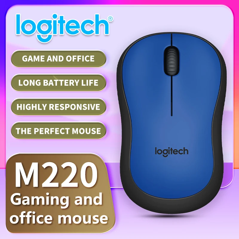 Аутентичная профессиональная игровая мышь Logitech M220, сверхчувствительная офисная мышь, подходит для ноутбуков и настольных компьютеров
Аутентичная профессиональная игровая мышь Logitech M220, сверхчувствительная офисная мышь, подходит для ноутбуков и настольных компьютеров