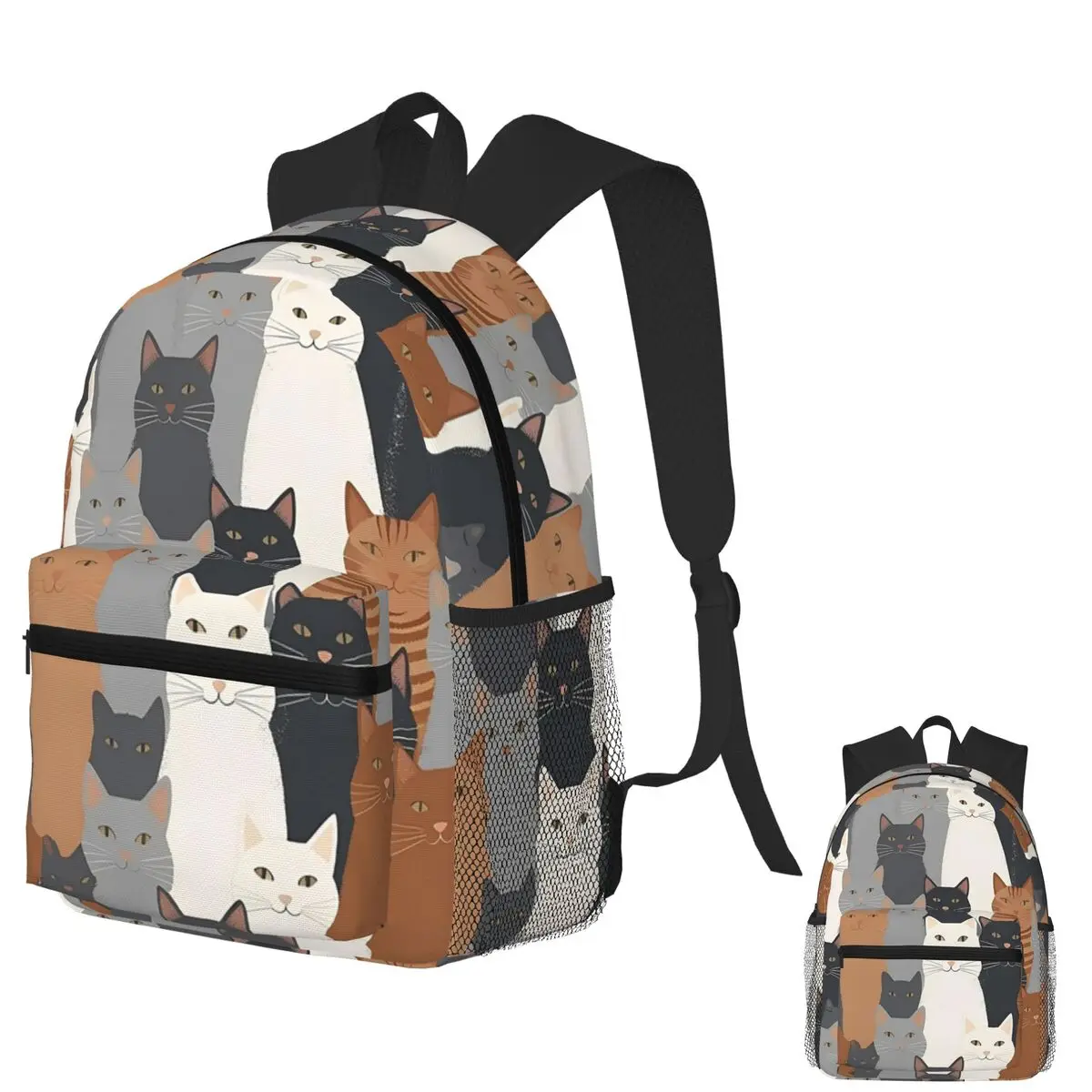 Gray Cat Pattern Student Backpack School Bag Hiking Travel Daypack for Men Women Bookbag Shoulder Bags
Gray Cat Pattern Student Backpack School Bag Hiking Travel Daypack for Men Women Bookbag Shoulder Bags