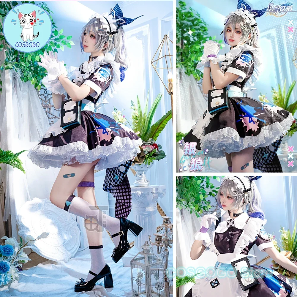 COSGOGO Honkai: Star Rail Silver Wolf Косплей Костюм Игровой Костюм Милое Милое Платье Горничной Хэллоуин Вечеринка Ролевая Игра Наряд Женский
COSGOGO Honkai: Star Rail Silver Wolf Косплей Костюм Игровой Костюм Милое Милое Платье Горничной Хэллоуин Вечеринка Ролевая Игра Наряд Женский