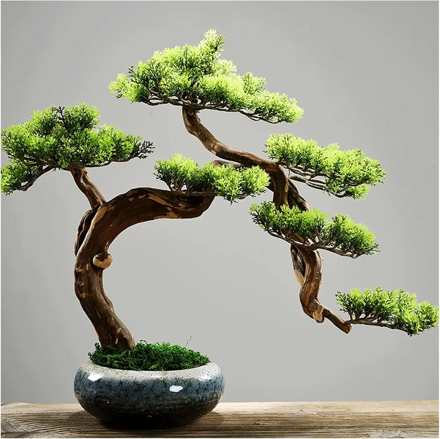 Artificial Plants Artificial Bonsai Pine Tree, 19.6 Inch Faux Potted Plant, Fake Tree Pot Ornaments Cedar Bonsai Plant for Livin
Artificial Plants Artificial Bonsai Pine Tree, 19.6 Inch Faux Potted Plant, Fake Tree Pot Ornaments Cedar Bonsai Plant for Livin