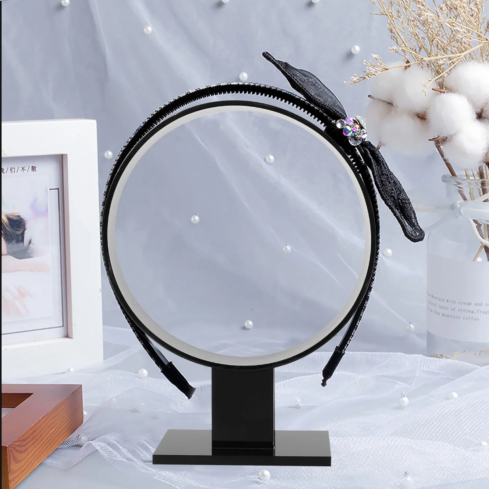 Headband Display Stand Hairband Rack Accessories Holder Clear Black Organizer Storage Solution Jewelry Presentation Tool
Headband Display Stand Hairband Rack Accessories Holder Clear Black Organizer Storage Solution Jewelry Presentation Tool