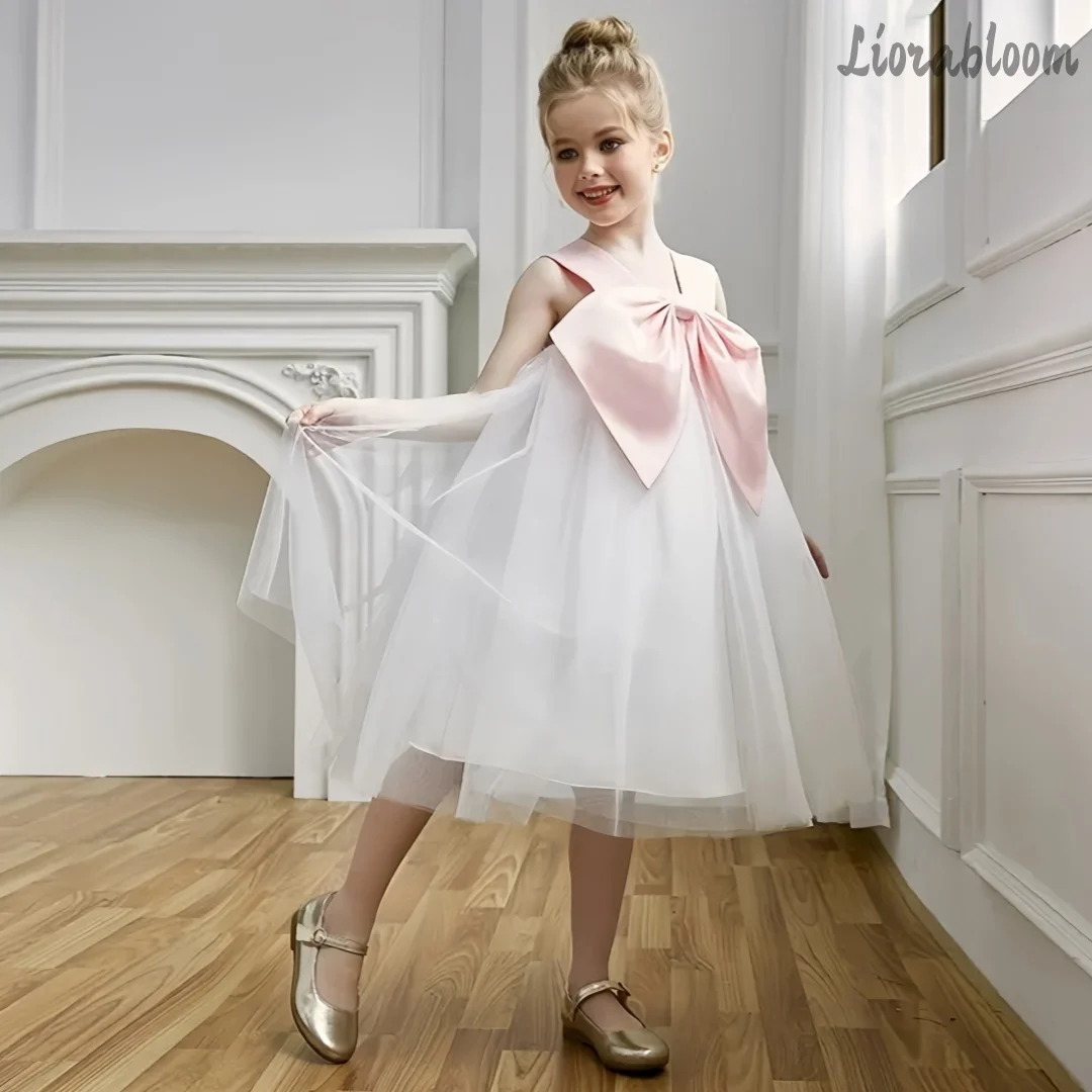 Pink-White Everyday Princess Dress Formal Attire Dress Adorned Black And White Bows Formal Gown Elegant Party Dress Flower Girl
Pink-White Everyday Princess Dress Formal Attire Dress Adorned Black And White Bows Formal Gown Elegant Party Dress Flower Girl