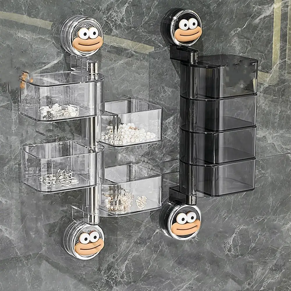 Plastic Suction Cup Rotating Jewelry Box Dustproof Wall Mounted Multilayer Jewelry Box Moisture-proof Cute
Plastic Suction Cup Rotating Jewelry Box Dustproof Wall Mounted Multilayer Jewelry Box Moisture-proof Cute