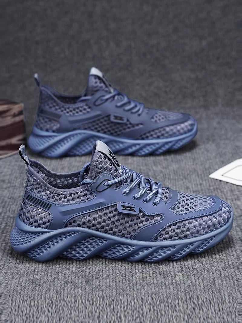Men's Summer Breathable Mesh Running Shoes Lightweight Casual Sports Trendy Low-Top Sneakers Comfortable Slip-On PU Sole
Men's Summer Breathable Mesh Running Shoes Lightweight Casual Sports Trendy Low-Top Sneakers Comfortable Slip-On PU Sole