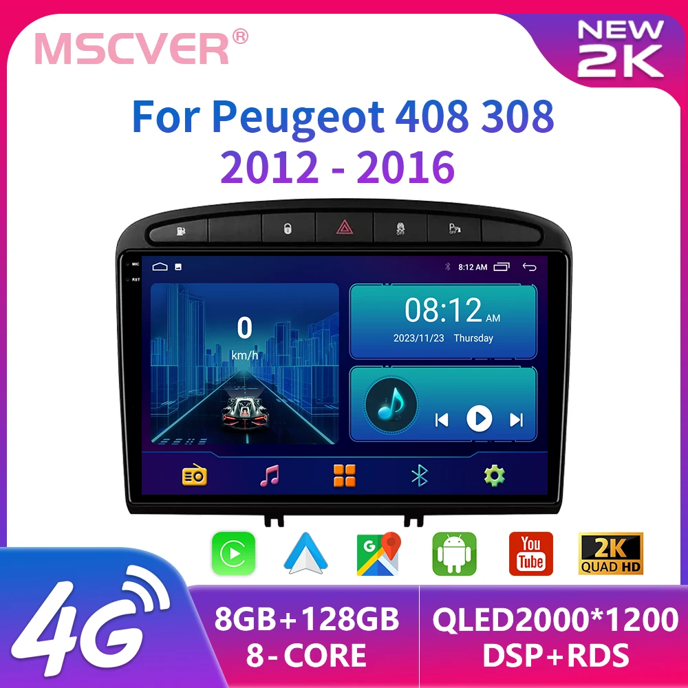 Android 14 Auto Car Radio for Peugeot RCZ 308 SW 408 2012-2016 Multimedia Player GPS Navigation Wireless Carplay 4G No 2Din DVD
Android 14 Auto Car Radio for Peugeot RCZ 308 SW 408 2012-2016 Multimedia Player GPS Navigation Wireless Carplay 4G No 2Din DVD