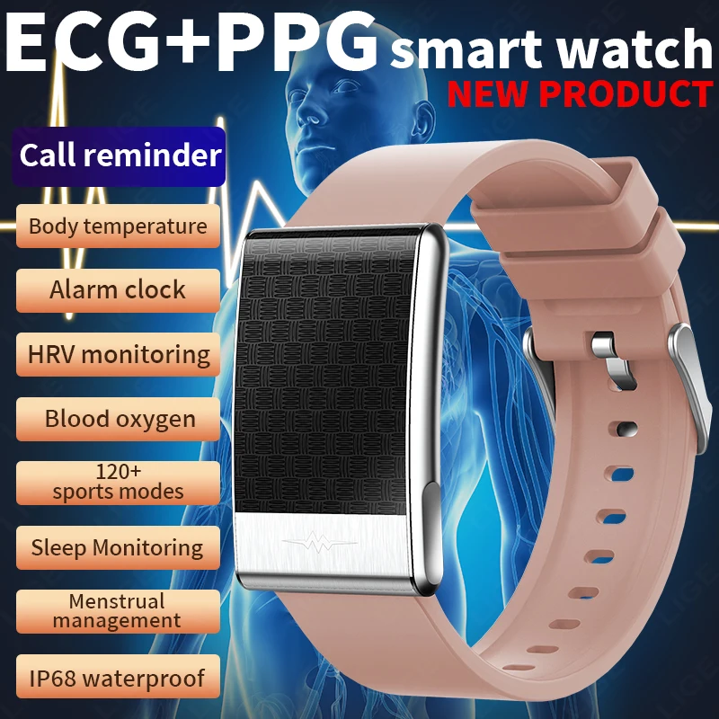 LIGE New Fitness Tracker Sport Band ECG Health Smart Bracelet HRV Monitor Waterproof Wristband No Screen Smartwatch Women Men
LIGE New Fitness Tracker Sport Band ECG Health Smart Bracelet HRV Monitor Waterproof Wristband No Screen Smartwatch Women Men