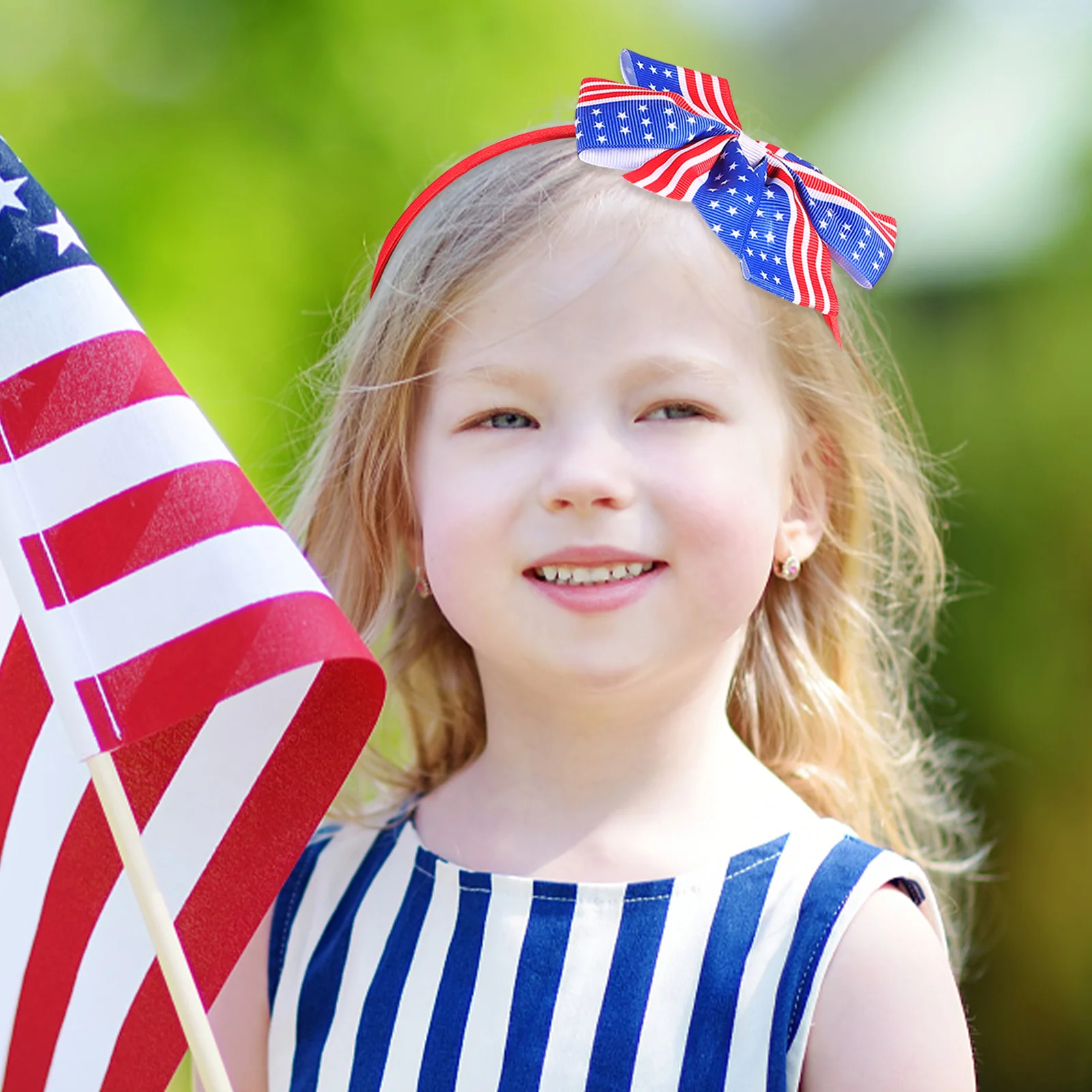 America Flag Bowknot Hair Clip Kids Baby Girls Patriotic Hairpin for Independence Day 4Th of July National Day Hair Accessory
America Flag Bowknot Hair Clip Kids Baby Girls Patriotic Hairpin for Independence Day 4Th of July National Day Hair Accessory