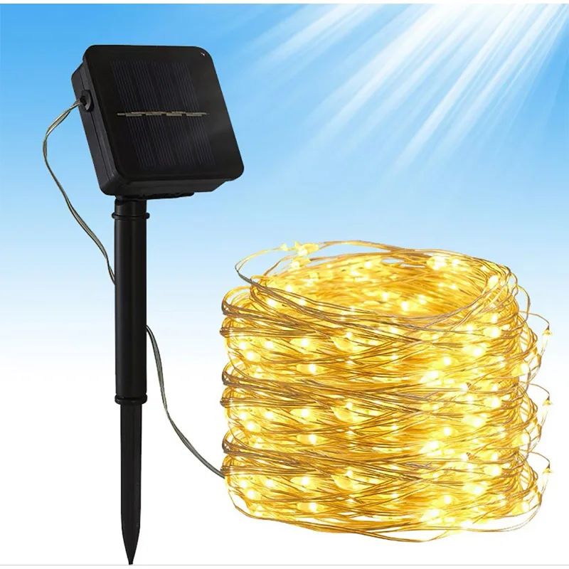 LED Solar Copper Wire Lamp Fairy String Lights Waterproof Copper Wire LED Strip Lights Christmas Party Outdoor Garden Wedding
LED Solar Copper Wire Lamp Fairy String Lights Waterproof Copper Wire LED Strip Lights Christmas Party Outdoor Garden Wedding